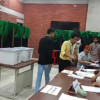 জাকসু নির্বাচনে ভোটগ্রহণ চলছে