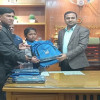 কুড়িগ্রামে ৩৮২ শিক্ষার্থীর মাঝে স্কুল ব্যাগ ও ছাতা বিতরণ