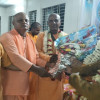 বগুড়ায় ইসকন আনন্দ আশ্রমে ভক্তিময় নিতাই স্বামী মহারাজকে সংবর্ধনা