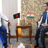 <p>প্রধানমন্ত্রীর সঙ্গে ভারতীয় হাইকমিশনারের বৈঠক</p>