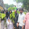 মহম্মদপুরে এসএসসি পরীক্ষার্থীদের মাঝে ফলের চারা ও ফিউচার কার্ড  বিতরণ 