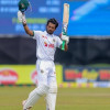 <p>অল্পের জন্য বিশ্বরেকর্ড গড়া হলো না শান্তর</p>