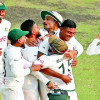 <p>টেস্টে প্রথমবার ঘরের মাটিতে পাকিস্তানকে হারাল বাংলাদেশ</p>