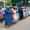 কুড়িগ্রামে ঈদুল আজহার ঈদের নামাজ আদায়