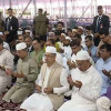 <p>ঈদ জামাতে দেশ-জাতির মঙ্গল ও বিশ্বের শান্তি কামনা</p>