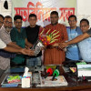 জাতীয় সাংবাদিক সংস্থার কেন্দ্রীয় নেতৃবৃন্দের সঙ্গে ঝালকাঠিতে মতবিনিময় সভা