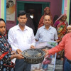 ফরিদপুরে প্রান্তিক খামারিদের মাঝে ব্র্যাকের মুরগির বাচ্চা বিতরণ