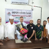 ফুলপুরে মউক চেয়ারম্যানকে সাংবাদিকদের সংবর্ধনা প্রদান