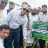 সালথায় খাল পুনঃখনন প্রকল্প পরিদর্শনে জেলা প্রশাসক
