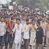 সালথায় নবগঠিত ছাত্রদলের আনন্দ মিছিল