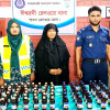 ঈশ্বরদীতে ৭৬ বোতল কোডিন সিরাপসহ নারী গ্রেফতার
