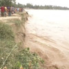 কুড়িগ্রামে নদ নদীর পানি হ্রাস পাওয়ায় শুরু হয়েছে নদী ভাঙন