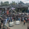 পরীক্ষা শেষে ফের সায়েন্সল্যাব মোড়ে শিক্ষার্থীদের অবরোধ