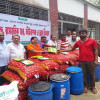 মহম্মদপুরে ৬০ প্রান্তিক কৃষকের হাতে গ্রীষ্মকালীন পেঁয়াজ বীজ, সার ও সংরক্ষণ ড্রাম বিতরণ 