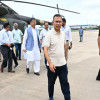 গভীর সমুদ্রবন্দর পরিদর্শনে মাতারবাড়িতে প্রধানমন্ত্রী