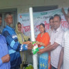 মহম্মদপুরে কৃষকদের মাঝে গ্রীষ্মকালীন পেঁয়াজবীজ ও সার বিতরণ