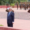 <p>স্মৃতিসৌধে রাষ্ট্রপতির শ্রদ্ধা</p>