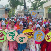 সালথায় শ্রীকৃষ্ণের জন্মাষ্টমী উপলক্ষে বর্ণাঢ্য মঙ্গল শোভাযাত্রা
