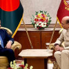 <p>রাষ্ট্রপতির সঙ্গে ভারতীয় হাইকমিশনারের সাক্ষাৎ</p>