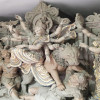 দেড় লক্ষাধিক দিয়াশলাই কাঠির তৈরি দুর্গা প্রতিমা 