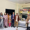 মুক্তিযোদ্ধা অবিনাশ আচার্য্য ও সমাজসেবক সুশীল সাহা সম্বর্ধিত 