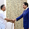 <p>প্রধানমন্ত্রীর সঙ্গে ডিপি ওয়ার্ল্ড চেয়ারম্যানের সাক্ষাৎ, নতুন বিনিয়োগে আগ্রহ</p>