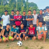 কাপ্তাইয়ে ক্রীড়া সামগ্রী ও জার্সি উপহার দিলেন সমাজসেবক অজিত কুমার তঞ্চঙ্গ্যা