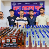 আমদানিনিষিদ্ধ ২১৭ বোতল ভারতীয় মদ উদ্ধার, গ্রেফতার ৫