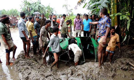 গৌরীপুরে চালককে হত্যা করে সিএনজি ছিনতাই