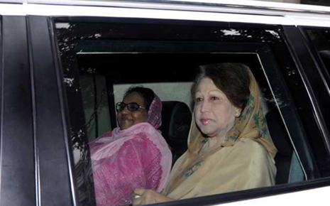ব্রাক্ষণবাড়িয়ায় খালেদা জিয়া, জনসভা চলছে
