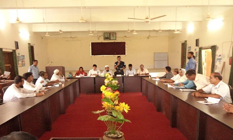 সালথায় মাসিক আইনশৃংখলা সভা অনুষ্ঠিত