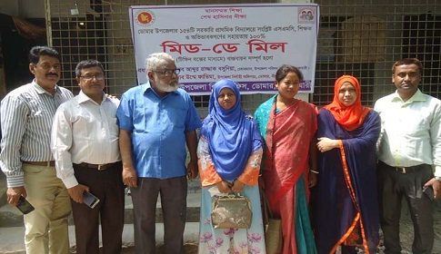 ডোমারে শতভাগ বিদ্যালয়ে মিড ডে মিল চালু