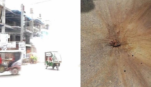 রাজশাহীতে বিএনপির প্রচারণায় ককটেল বিস্ফোরণ