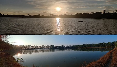 শীতকালে খামার ঘিরে প্রকৃতি সাজে নতুন রূপে