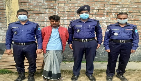 সালথায় সাজাপ্রাপ্ত পলাতক আসামি আটক