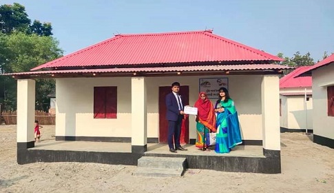 সালথায় প্রধানমন্ত্রীর উপহার পাচ্ছেন ৩৫ ভূমিহীন পরিবার