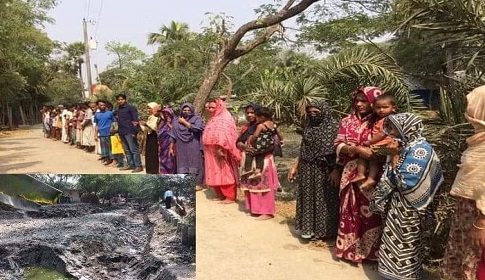 সোনাগাজীতে সরকারি খাল দখলের বিরুদ্ধে এলাকাবাসীর বিক্ষোভ