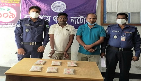 বড়াইগ্রামে ৪৮ লাখ টাকার হেরোইনসহ ট্রাক মালিক আটক