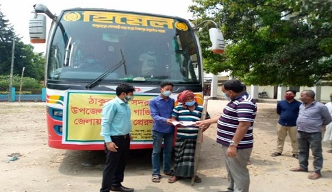 ঠাকুরগাঁও থেকে গাজীপুরে ৩১৬শ্রমিক প্রেরণ