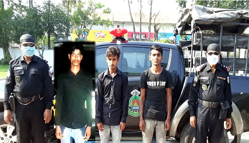 ঈশ্বরদীতে ইয়াবাসহ তিন মাদক ব্যবসায়ী আটক