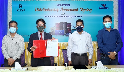 এসি দিয়ে মালদ্বীপে পণ্য রপ্তানি শুরু করলো ওয়ালটন