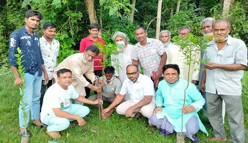 ঝিনাইদহে কৃষক লীগের বৃক্ষরোপণ কর্মসূচি