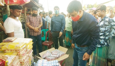 ঈশ্বরগঞ্জে নকল ব্র্যান্ড রোল যুক্ত বিড়ি বিক্রি করায় জরিমানা