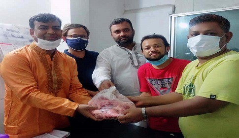 টঙ্গীতে ঈদুল আযহায় ৯৫ ব্যাচের মাংস উপহার