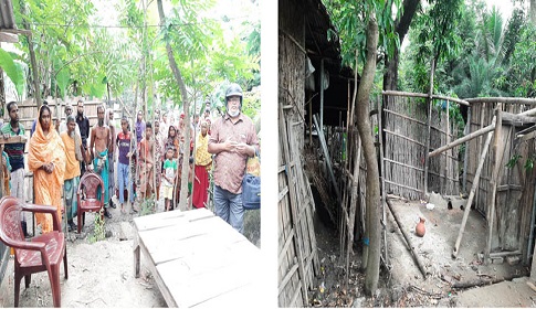 শ্যামনগর উপজেলা নির্বাহী কর্মকর্তার গৃহকর্মী রোকেয়ার বাড়িঘর ভাংচুর, মামলার হুমকি