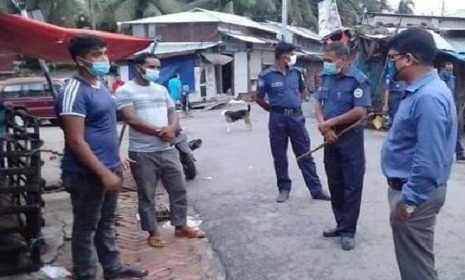 লকডাউনের ৭ম দিনে ব্যাপক তৎপর গলাচিপা উপজেলা প্রশাসন