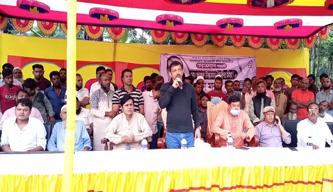 সালথার ভাওয়াল ও রাকান্তপুর ইউনিয়নে নৌকার পক্ষে লাবু চৌধুরীর পথসভা