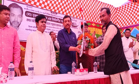 সালথার বল্লভদি ইউনিয়নে নৌকার নির্বাচনী পথসভা