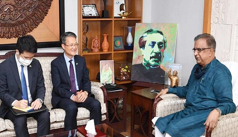 সংস্কৃতি প্রতিমন্ত্রীর সঙ্গে দক্ষিণ কোরিয়ার রাষ্ট্রদূতের সাক্ষাৎ