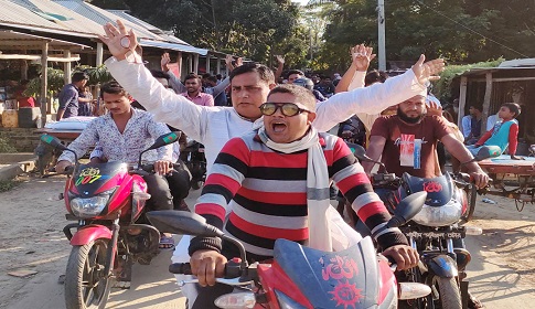 মধুখালীতে আ.লীগ নেতা জালালউদ্দিনের মোটরসাইকেল শোডাউন